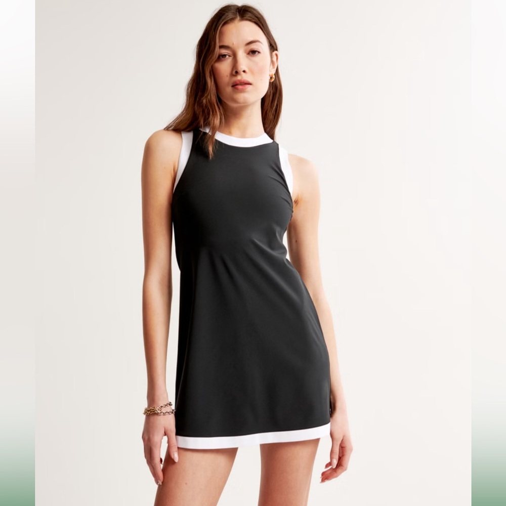 Abercrombie High-Neck Traveler Mini Dress
